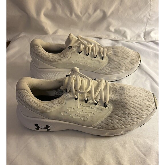 Under Armour Charged Vantage Marble White Sneakers 3024734-100 Mens Size 11 - Picture 1 of 8